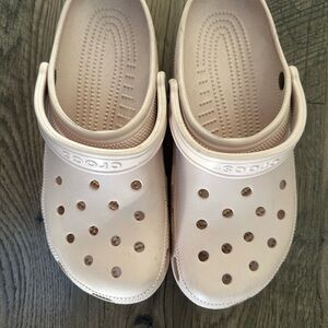 CROCS Classic Light Tan Clogs